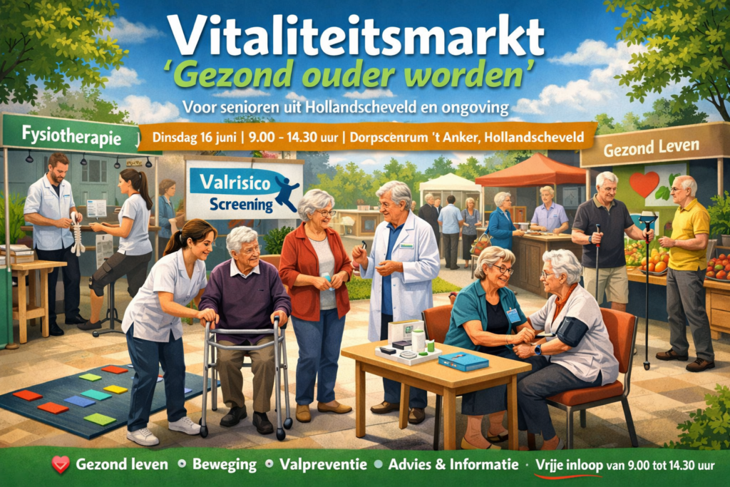 Vitaliteitsmarkt “Gezond ouder worden” in ’t Anker