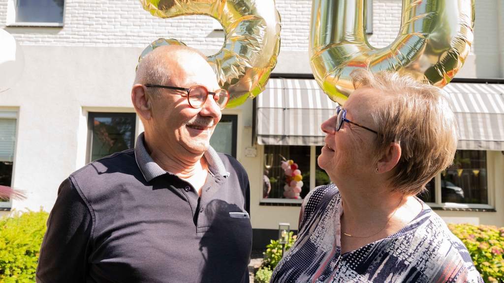 Joop en Roelie De Jonge vieren 50 jaar liefde en verbondenheid