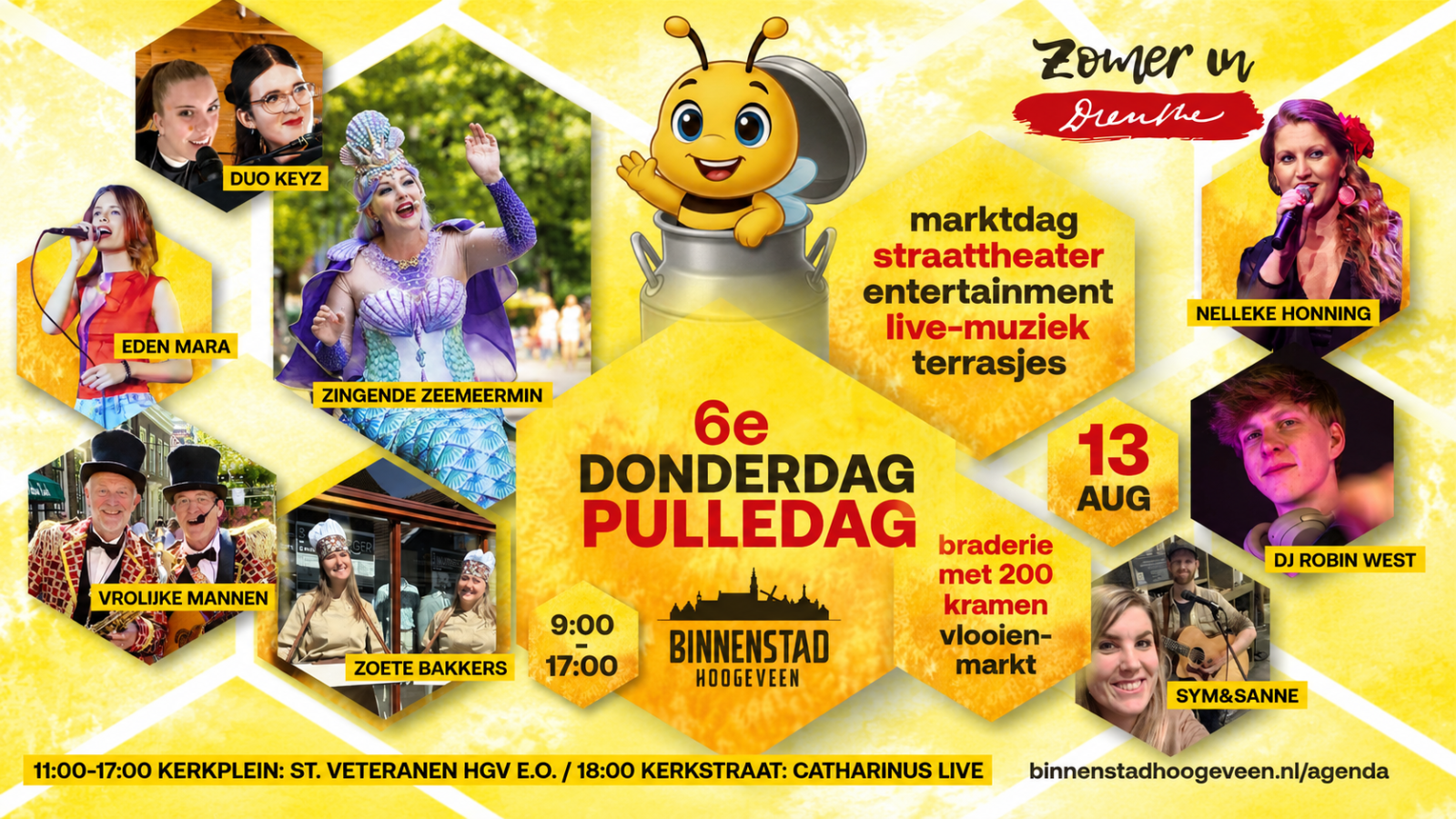 Zesde Pulledag wordt heerlijke zomermarkt