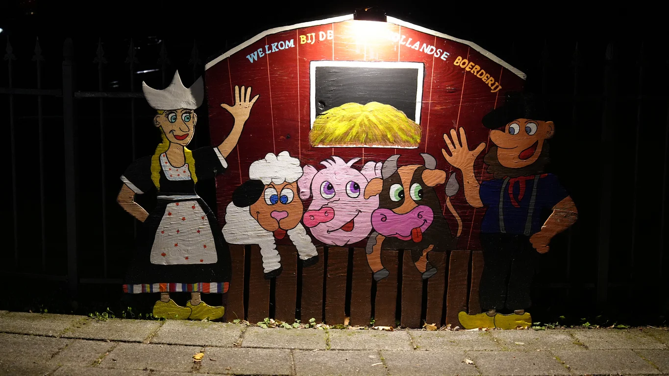 Romantisch Elim in de donkere avond