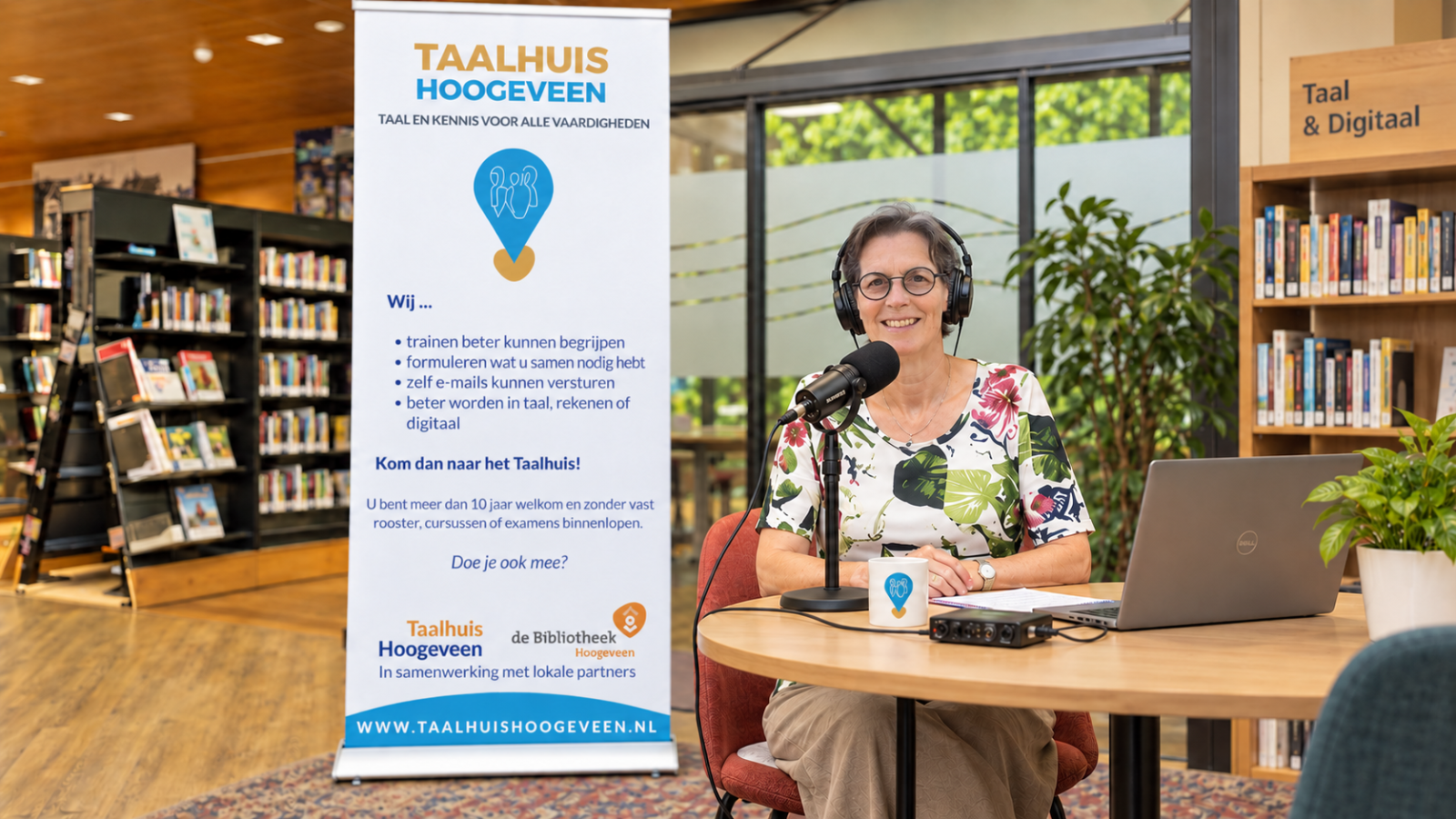 Nieuwe podcast van het Taalhuis Hoogeveen